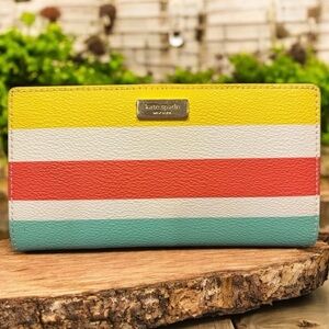 Kate Spade Multicolor Striped Wallet